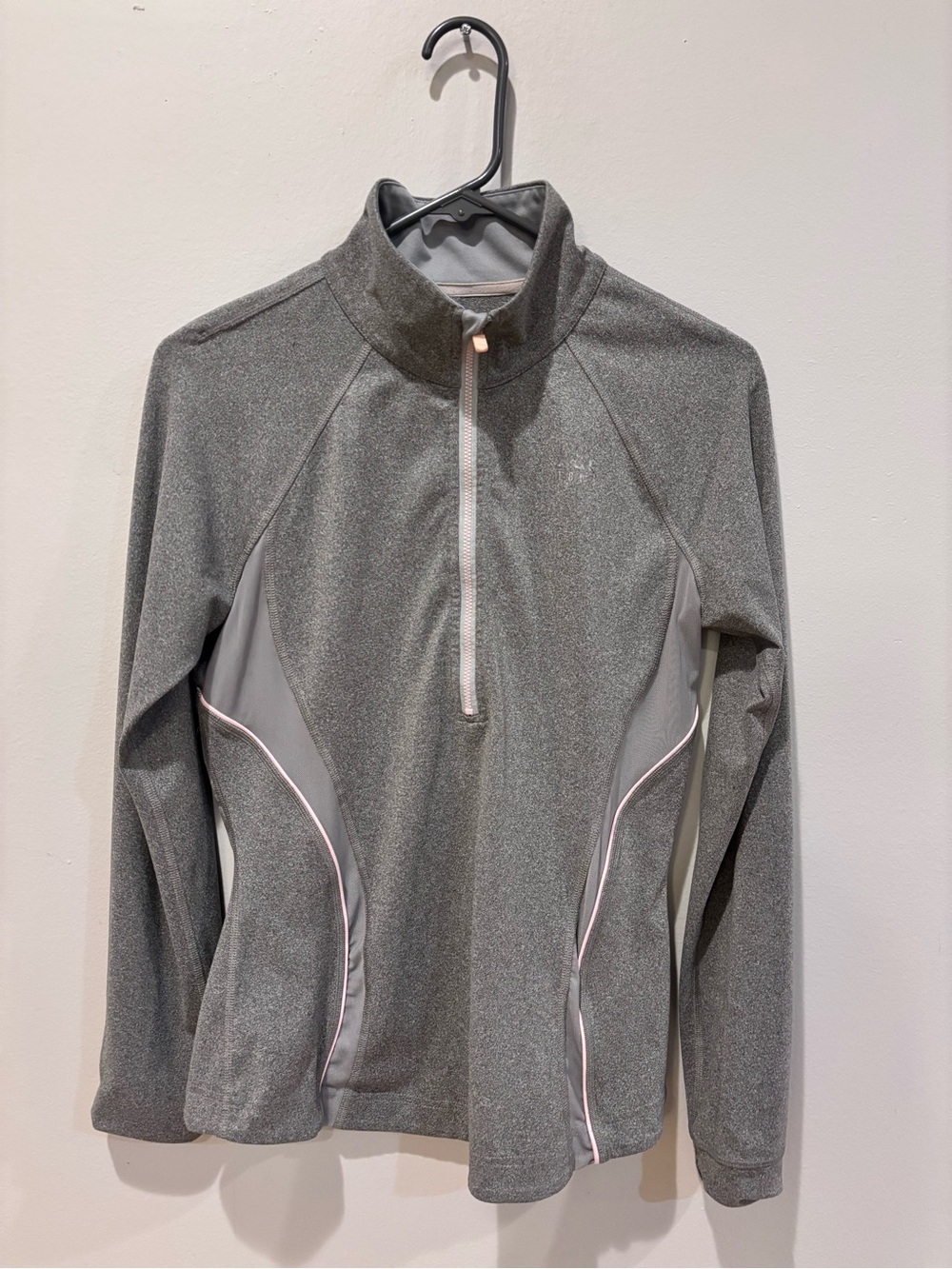 Abercrombie & Fitch Grey Quarter-Zip Utility Jacket